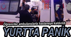 ÖĞRENCİLER HASTANEYE KALDIRILDI