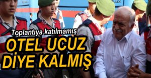 OTELE UCUZ OLDUĞU İÇİN GİTMİŞ...