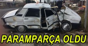 OTOMOBİL PARAMPARÇA OLDU