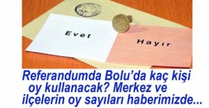 OY KULLANACAK KİŞİ SAYISI BELLİ OLDU