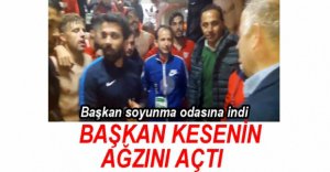 OYUNCULARDAN BAŞKANA ŞAMPİYONLUK SÖZÜ