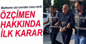 ÖZÇİMEN'E İLK CEZA GELDİ