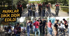 PARKLAR DİDİK DİDİK EDİLDİ
