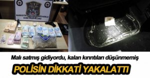 PASPAS ÜZERİNDEKİ KIRINTILAR YAKALATTI