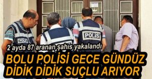 POLİS GECE GÜNDÜZ GÖZ AÇTIRMIYOR