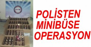 POLİSTEN MİNİBÜSE OPERASYON