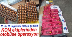 POLİSTEN OTOBÜSE OPERASYON