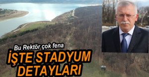 REKTÖR ALİŞARLI STADYUMLA İLGİLİ KONUŞTU