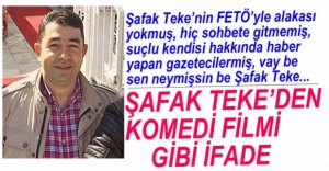 ŞAFAK TEKE SUÇU BASINA ATTI