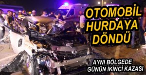 SANAYİ KAVŞAĞI'NDA FECİ KAZA