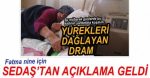 SEDAŞ KOAH HASTASI KADIN İÇİN AÇIKLAMA YAPTI