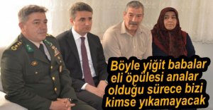 ŞEHİDİMİZİN AİLESİNE ANLAMLI ZİYARET