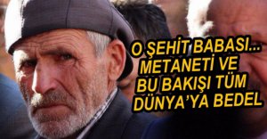 ŞEHİT BABASI METANETİNİ HİÇ KAYBETMEDİ