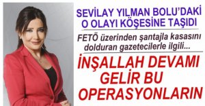 SEVİLAY YILMAN'DAN ÇARPICI SÖZLER