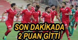 SON DAKİKADA 2 PUAN GİTTİ