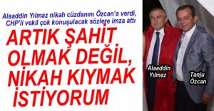 TANJU ÖZCAN'DAN İMALİ SÖZLER