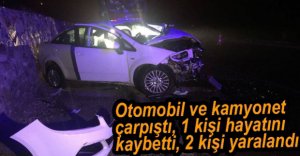 TRAFİK KAZASINDA 1 KİŞİ HAYATINI KAYBETTİ