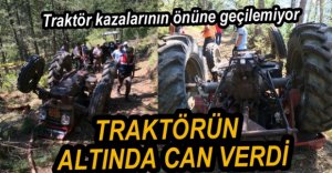 TRAKTÖRÜN ALTINA CAN VERDİ