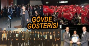 ÜLKÜCÜLER AİBÜ'DE GÖVDE GÖSTERİSİ YAPTI
