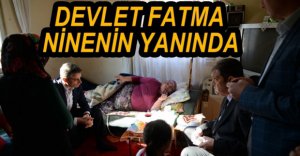 VALİ YAŞLI KADINI ZİYARET ETTİ