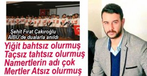 VATAN EVLADI FIRAT ÇAKIROĞLU AİBÜ'DE ANILDI