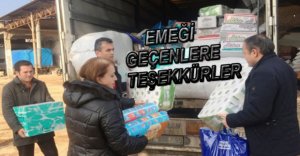 YARDIMLAR TESLİM EDİLDİ