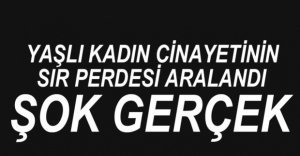 YAŞLI KADIN CİNAYETİ ÇÖZÜLDÜ