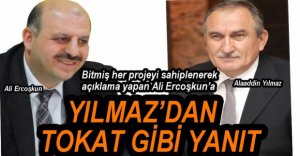 YILMAZ'DAN ERCOŞKUN'A İMALI GÖNDERME
