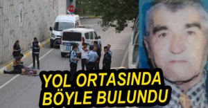 YOL KENARINDA ÖLMÜŞ HALDE BULUNDU