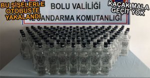 120 LİTRE KAÇAK İÇKİYLE YAKALANDI
