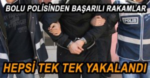 30 GÜNDE 72’Sİ YAKALANDI