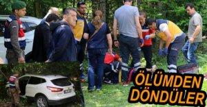 ABANT YOLUNDA ÖLÜMDEN DÖNDÜLER