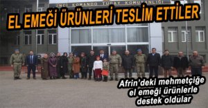 AFRİN’DEKİ ASKERLERİMİZE ANLAMLI DESTEK