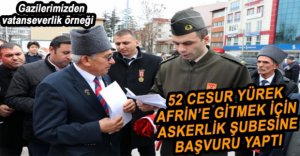 AFRİN’E GİTMEK İÇİN BAŞVURU YAPTILAR