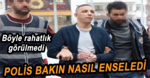 AİLESİYLE PİKNİKTEYKEN YAKAYI ELE VERDİ