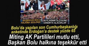 AK PARTİ MİTİNGDEN ÇOK MEMNUN