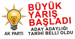AK PARTİ'DE ADAY ADAYLIĞI İÇİN TARİH BELLİ OLDU