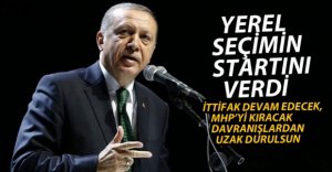 AK PARTİ'DE YEREL SEÇİM STARTI VERİLDİ