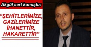 AKGÜL SERT TEPKİ GÖSTERDİ
