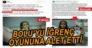 ALGI OPERASYONLARINA BOLU’YU ALET ETTİLER