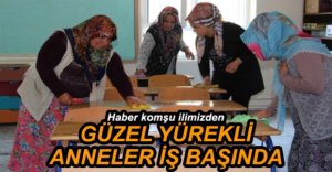 ANNELER, ÇOCUKLARI İÇİN OKUL YENİLEDİLER