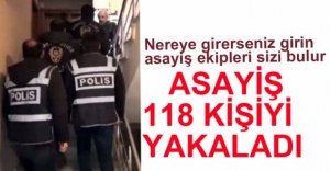 ASAYİŞ EKİPLERİ GÖZ AÇTIRMIYOR