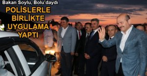 BAKAN SOYLU, TRAFİK POLİSLİĞİ YAPTI