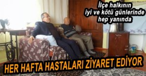 BAŞKAN UZUNOĞLU’NDAN GEÇMİŞ OLSUN ZİYARETİ