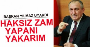 BAŞKAN YILMAZ MARKET VE BAKKALLARI UYARDI
