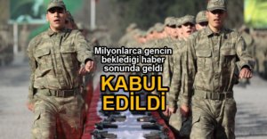 BEDELLİ ASKERLİK İÇİN GÜN BELLİ OLDU