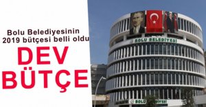 BELEDİYENİN 2019 BÜTÇESİ BELLİ OLDU