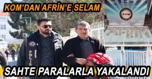 BİN 400 TL'LİK SAHTE PARAYLA YAKALANDI