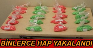BİNLERCE LİRA DEĞERİNDE HAP YAKALANDI