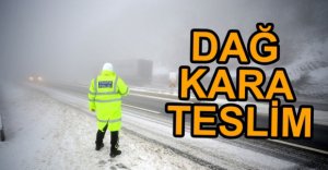 BOLU DAĞI KARLA KAPLANDI